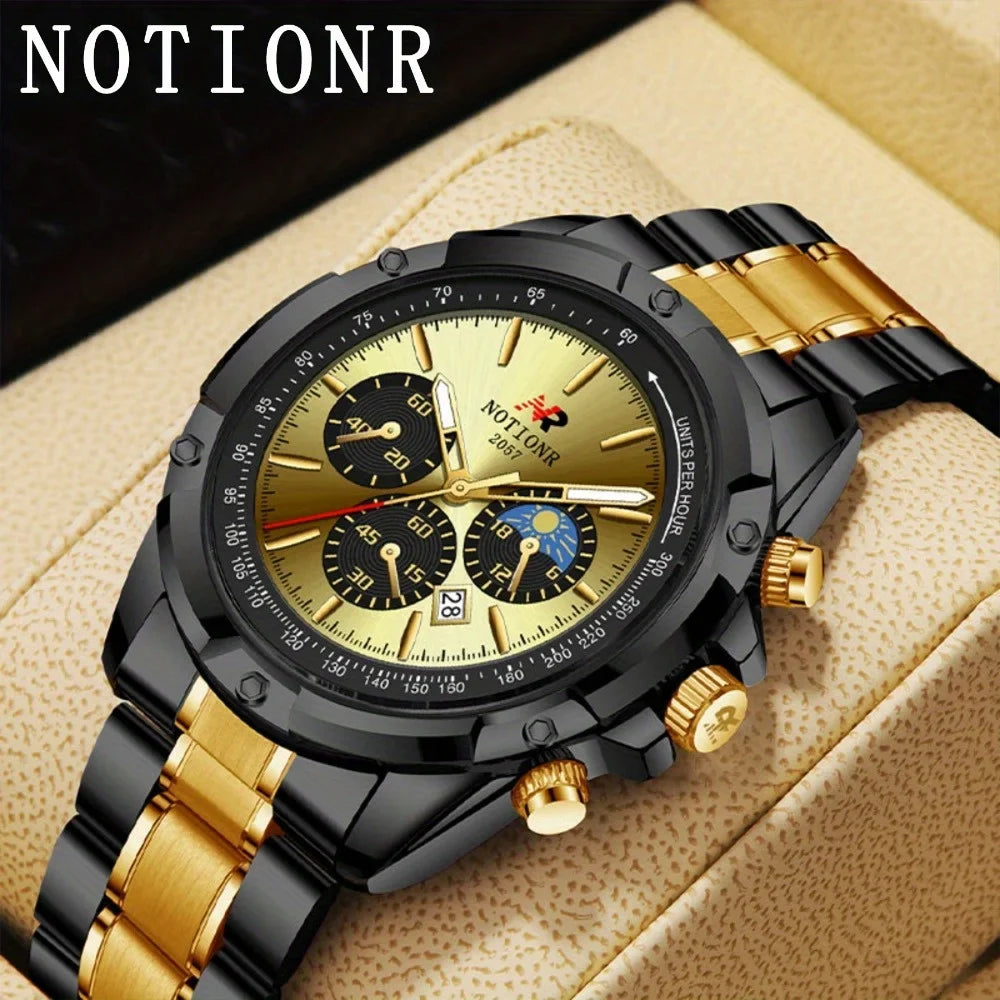 Men's Casual Quartz Wrist Watch – Versatile Everyday Dress Watch