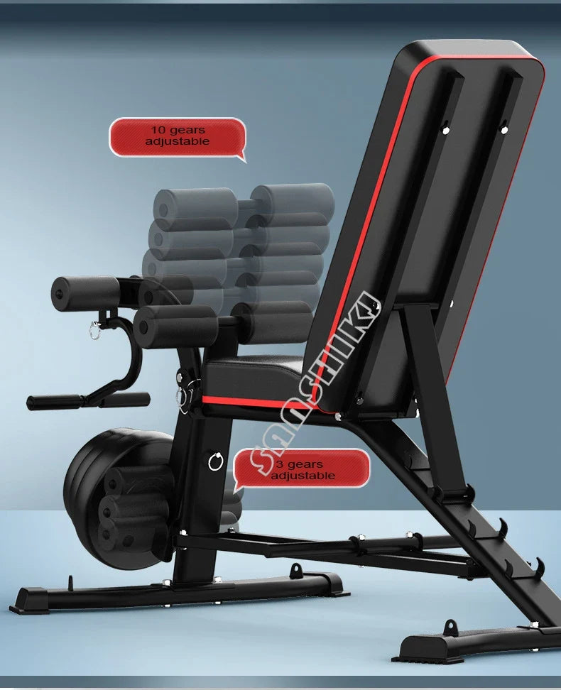Multi-Function Weightlifting Bench – Adjustable Home Gym Fitness Bench