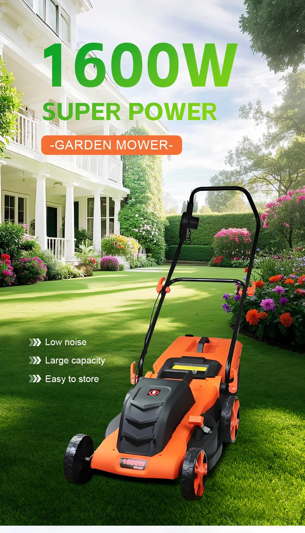 Handheld Electric Weeder and Lawn Trimmer, Cordless Brushless Garden Tool