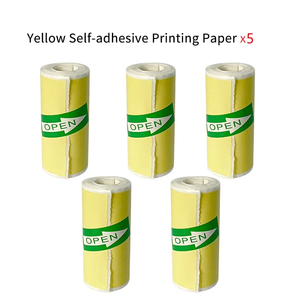 Mini Portable Thermal Label Printer – Self-Adhesive Sticker Printer