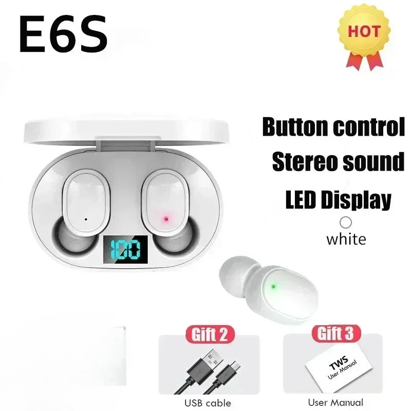 Bluetooth 5.0 Noise-Cancelling Earbuds with Charging Case