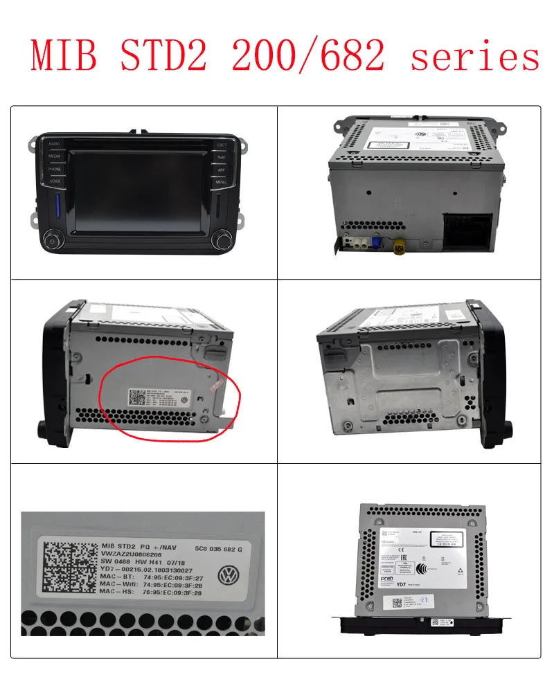 6.5" Replacement Touch Screen for VW Car Multimedia Players