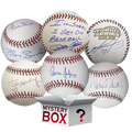 Autographed/Signed Rawlings Official MLB Baseball Mystery Box with PSA JSA or Beckett COA