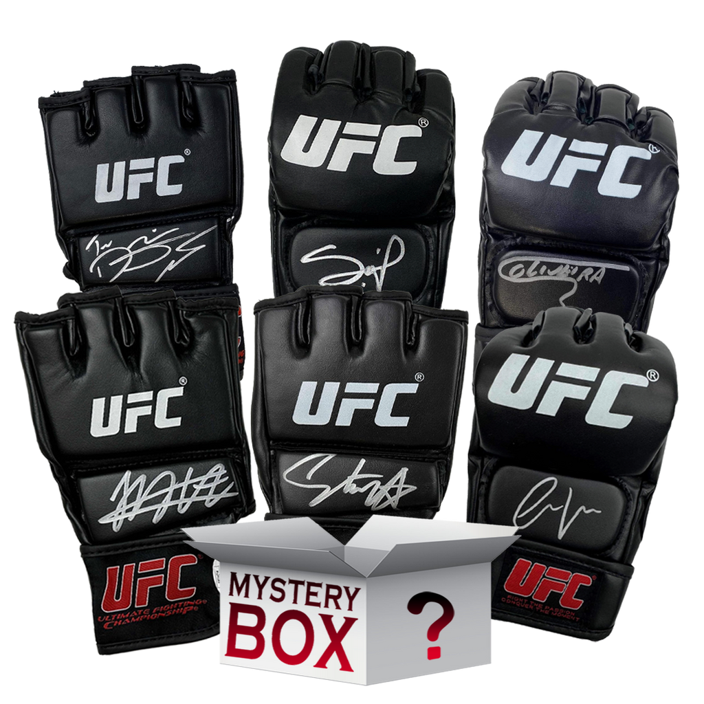 Autographed/Signed UFC MMA Glove Mystery Box with PSA JSA or Beckett COA