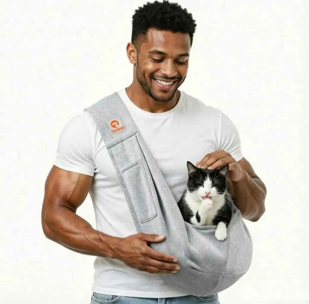 Small Dog Sling Carrier Breathable Wrap Pet Pouch Dogs Cats 3–10 lbs -all colors
