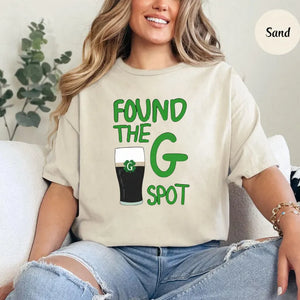 "Split The G" Funny St. Patrick's Day Tee – Minimalist Found The G Stout Shirt