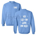 Stay Another Day "It's Okay To Not Be Okay" 2.0 Sweatshirt: Mental Health Awareness Crewneck, Casual Stylish Pullover Top, Long Sleeve Underwear Biker