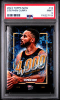 Graded 2024 Topps Now Steph Curry #13 Basketball Card PSA 9 Mint
