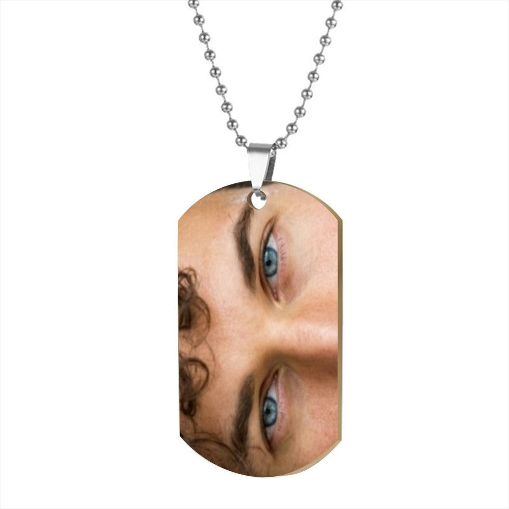 Custom Double-Sided Eye Photo Pendant Necklace – His Eyes, Her Eyes & More