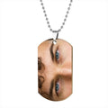 Custom Double-Sided Eye Photo Pendant Necklace – His Eyes, Her Eyes & More