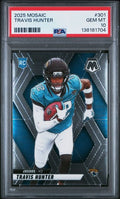 Graded 2025 Panini Mosaic Travis Hunter #301 Rookie RC Football Card PSA 10 Gem Mint