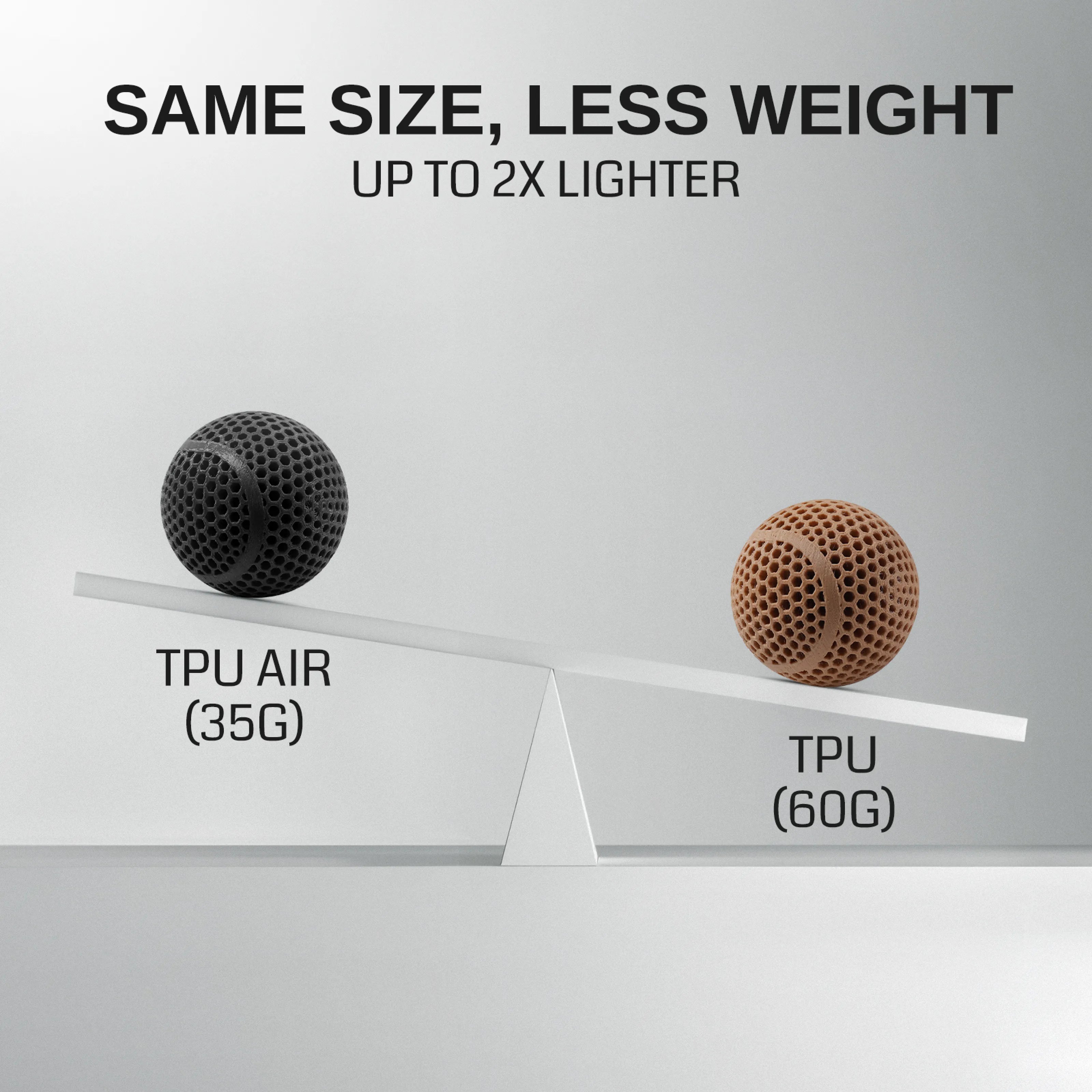 Lightweight TPU Filament 1.75mm, Foaming LW-TPU 77A–93A, High Resilience & Matte Finish