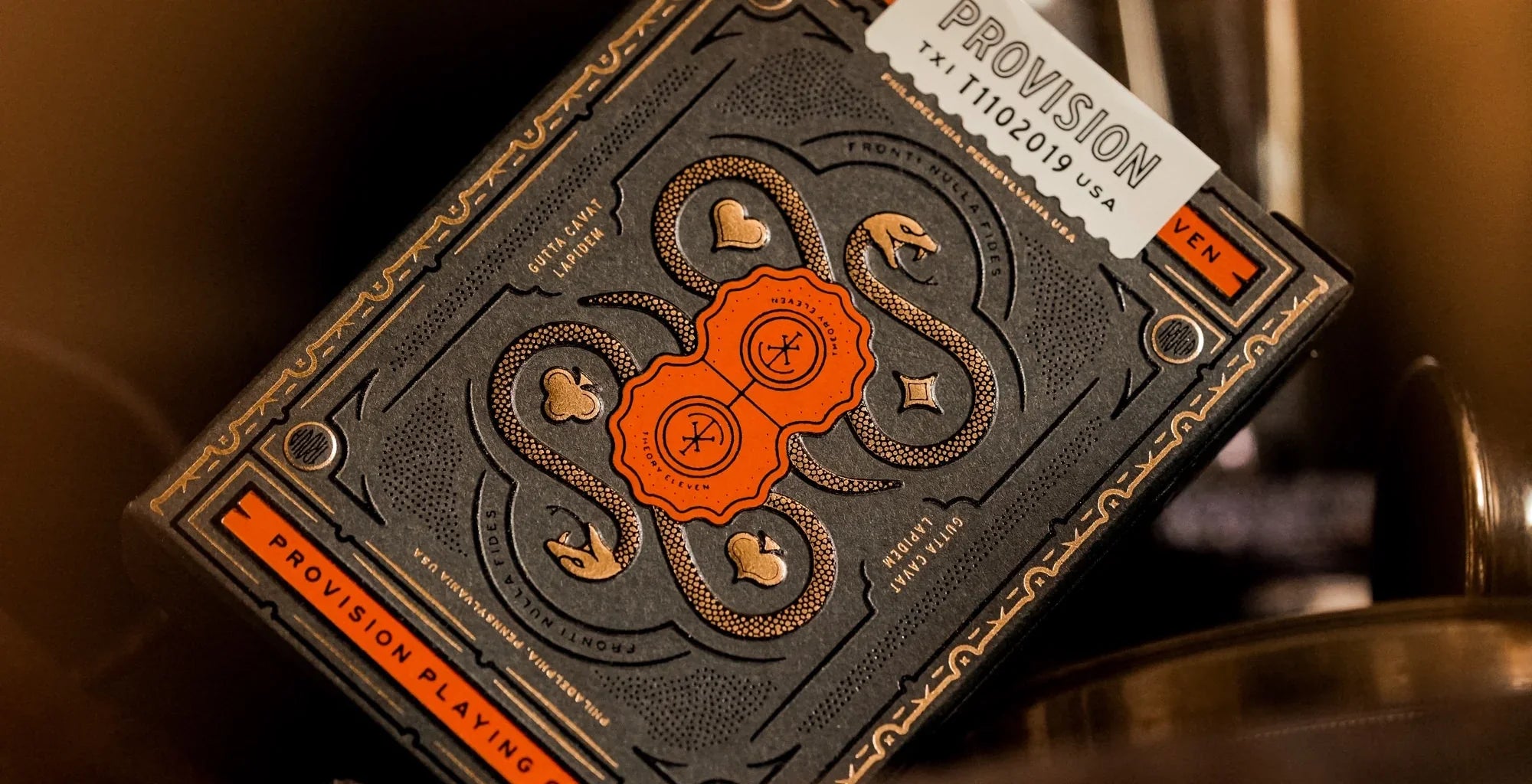Theory11 Provision Playing Cards – Ember Red Philadelphia Edition