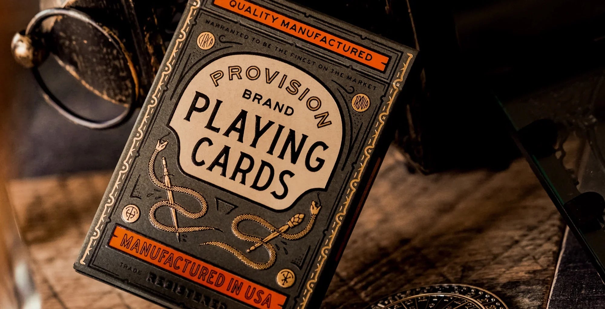 Theory11 Provision Playing Cards – Ember Red Philadelphia Edition