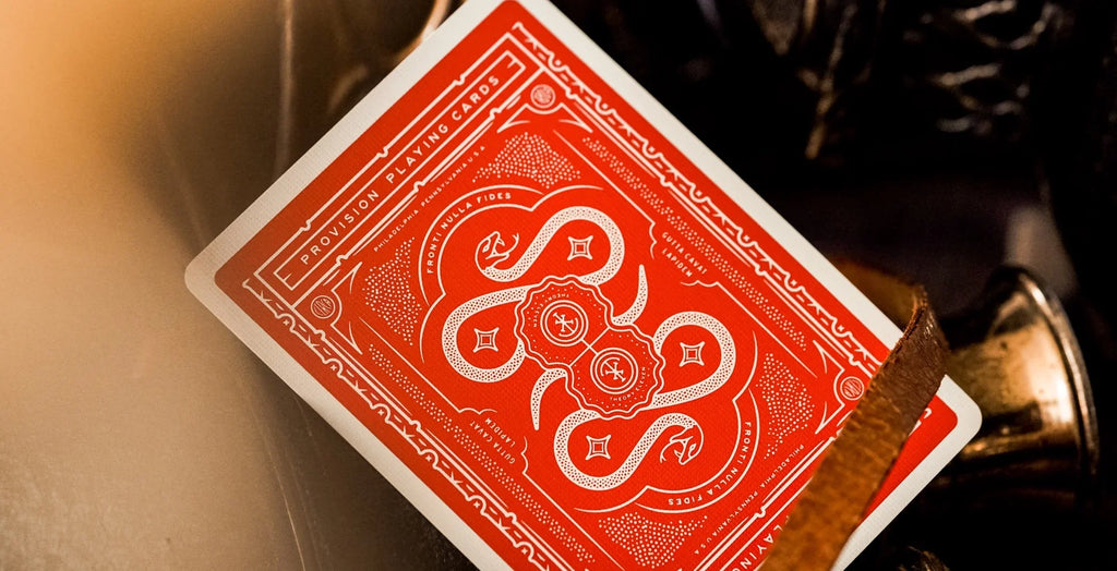 Theory11 Provision Playing Cards – Ember Red Philadelphia Edition