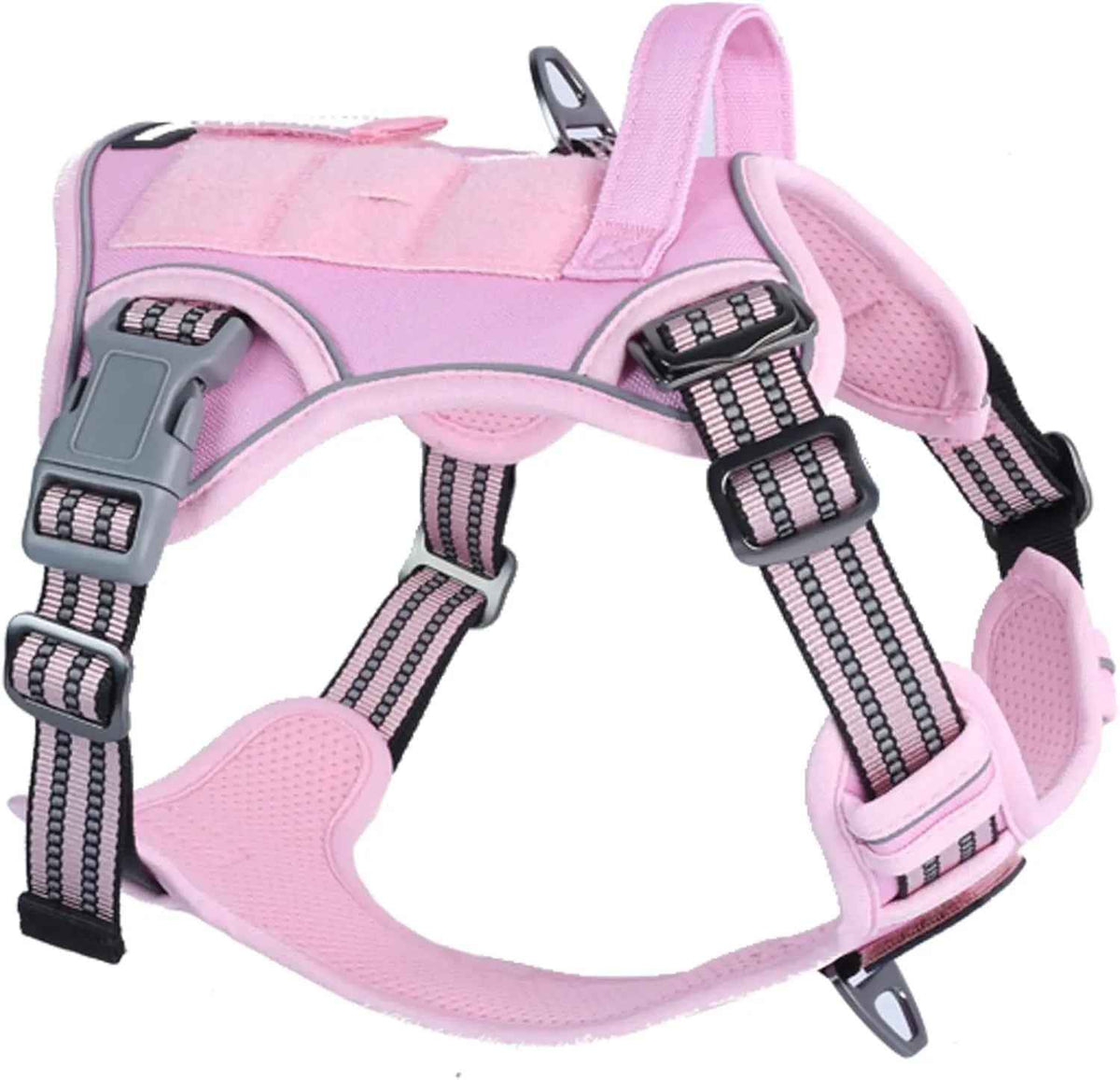 Tactical No-Pull Dog Harness with Handle – Reflective
