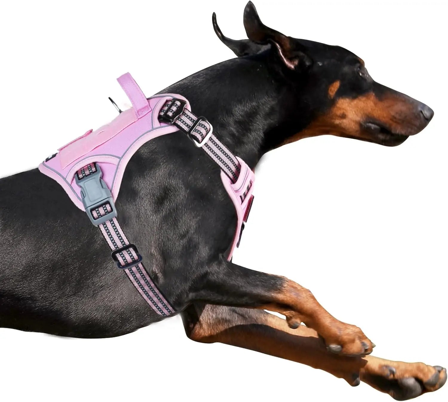 Tactical No-Pull Dog Harness – Reflective Training Vest with Handle
