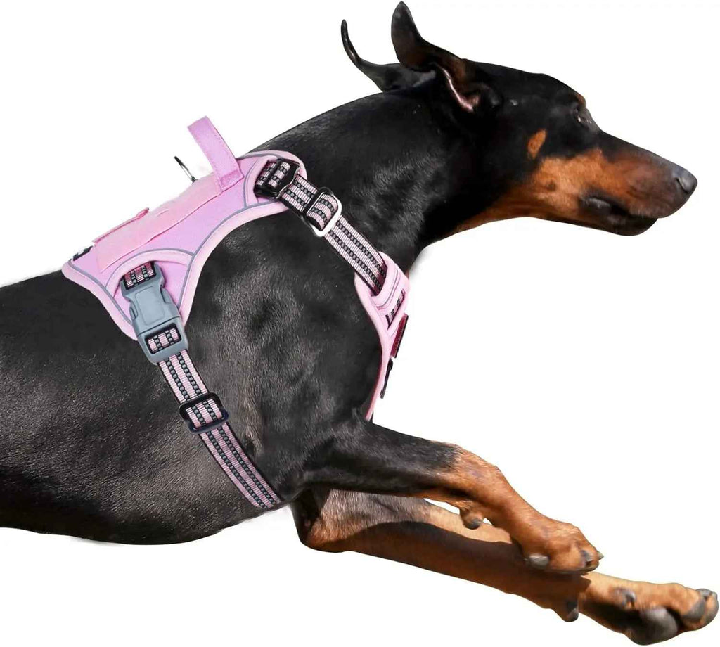 Tactical No-Pull Dog Harness with Handle – Reflective