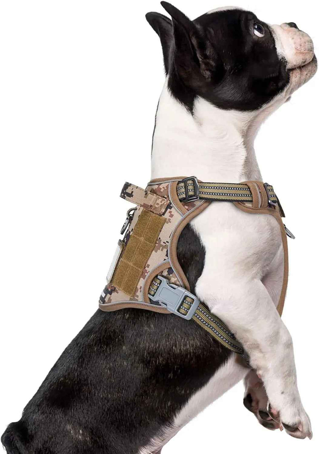 Tactical No-Pull Dog Harness with Handle – Reflective