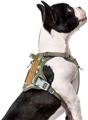 Tactical No-Pull Dog Harness with Handle – Reflective