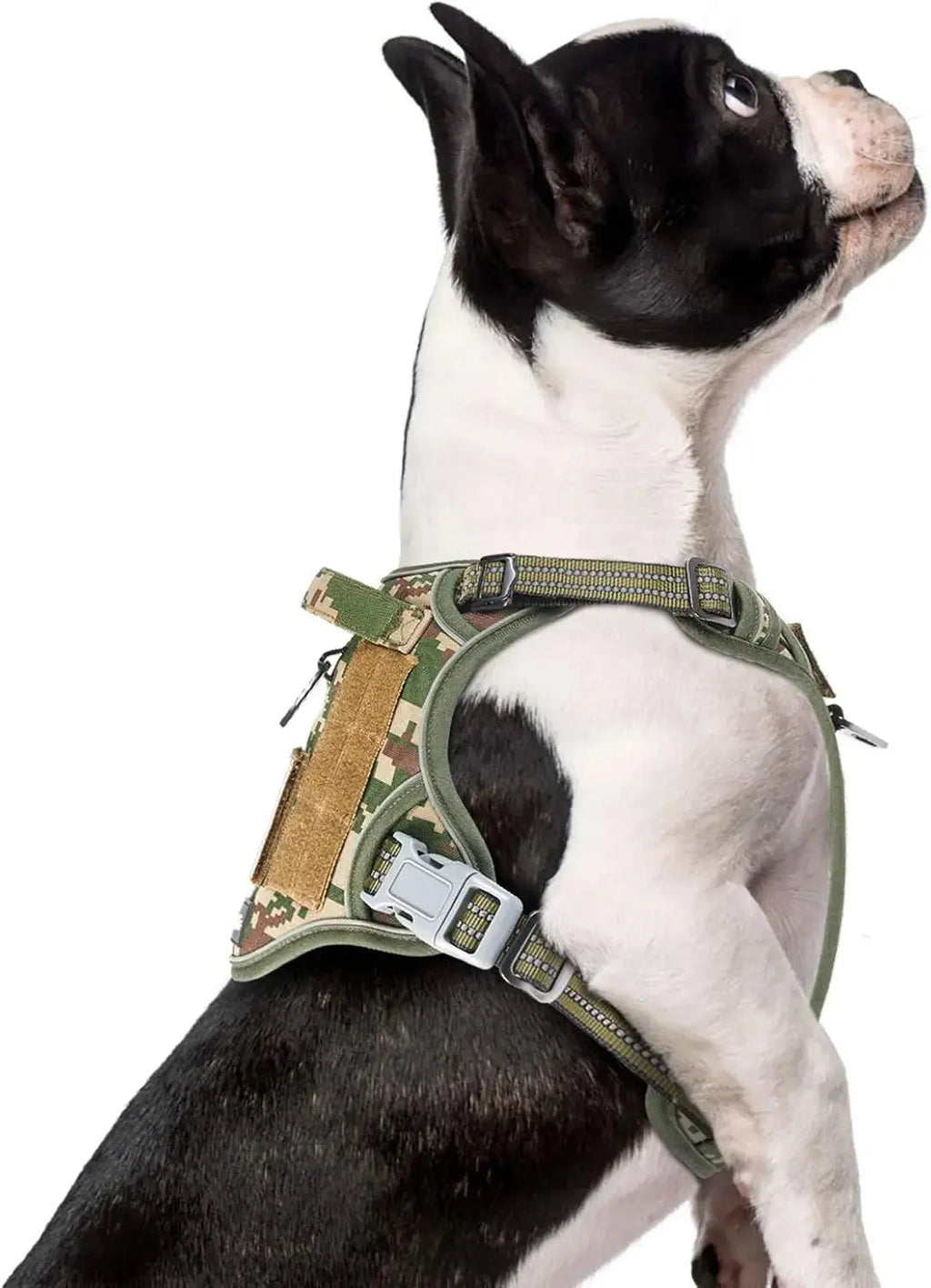 Tactical No-Pull Dog Harness – Reflective Training Vest with Handle