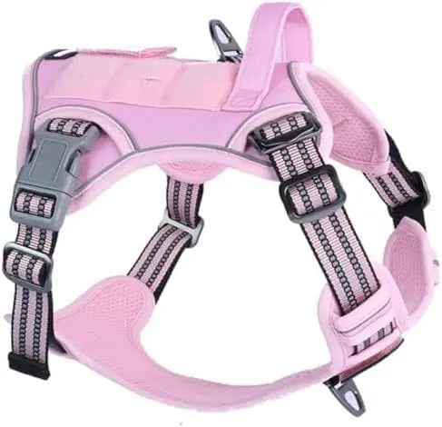 Tactical No-Pull Dog Harness with Handle – Reflective