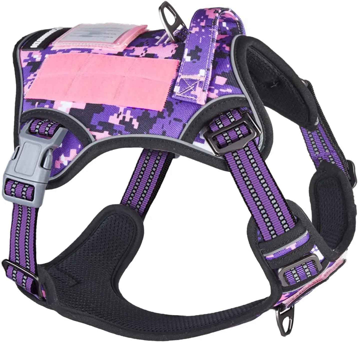 Tactical No-Pull Dog Harness with Handle – Reflective