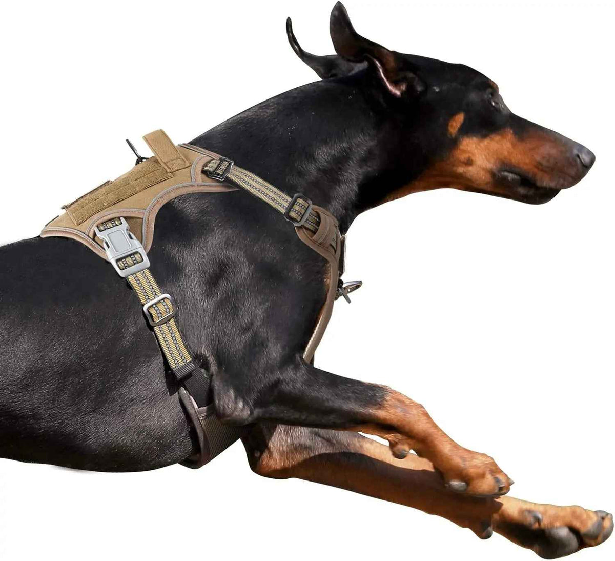 Tactical No-Pull Dog Harness with Handle – Reflective