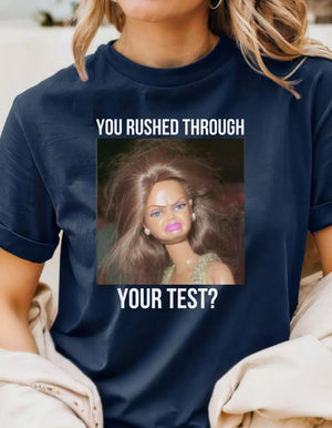 Teacher Testing Day T-Shirt – Comfort Colors® Retro Doll Meme Eras Tee
