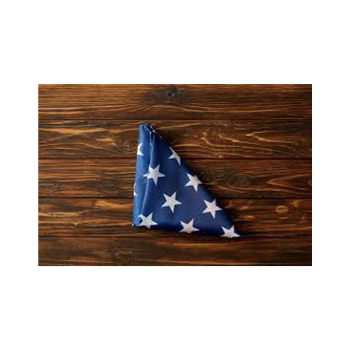 American Retirement Flags Comes Pre Folded to a Triangle - 3' x 5' Flag
