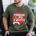 Tongue Fu Master Funny Office T-Shirt