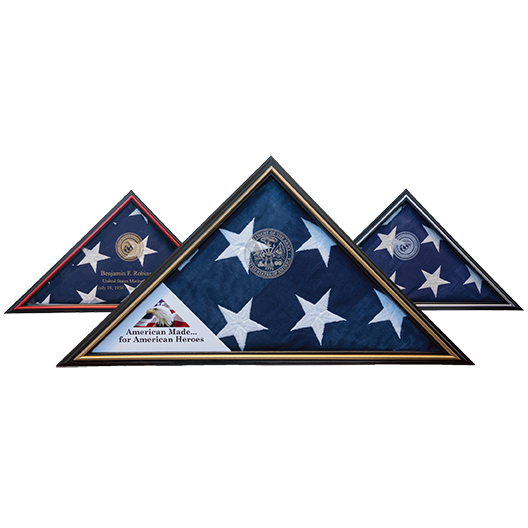 Tributary Flag Case - Army Flag Display Case