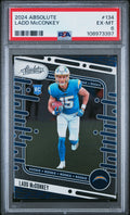 Graded 2024 Panini Absolute Ladd McConkey #134 Rookie RC Football Card PSA 6 EX Mint