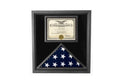 Flag Connections Premium USA-Made Solid wood Flag Document Case, Black Finish 4 x 6 flag