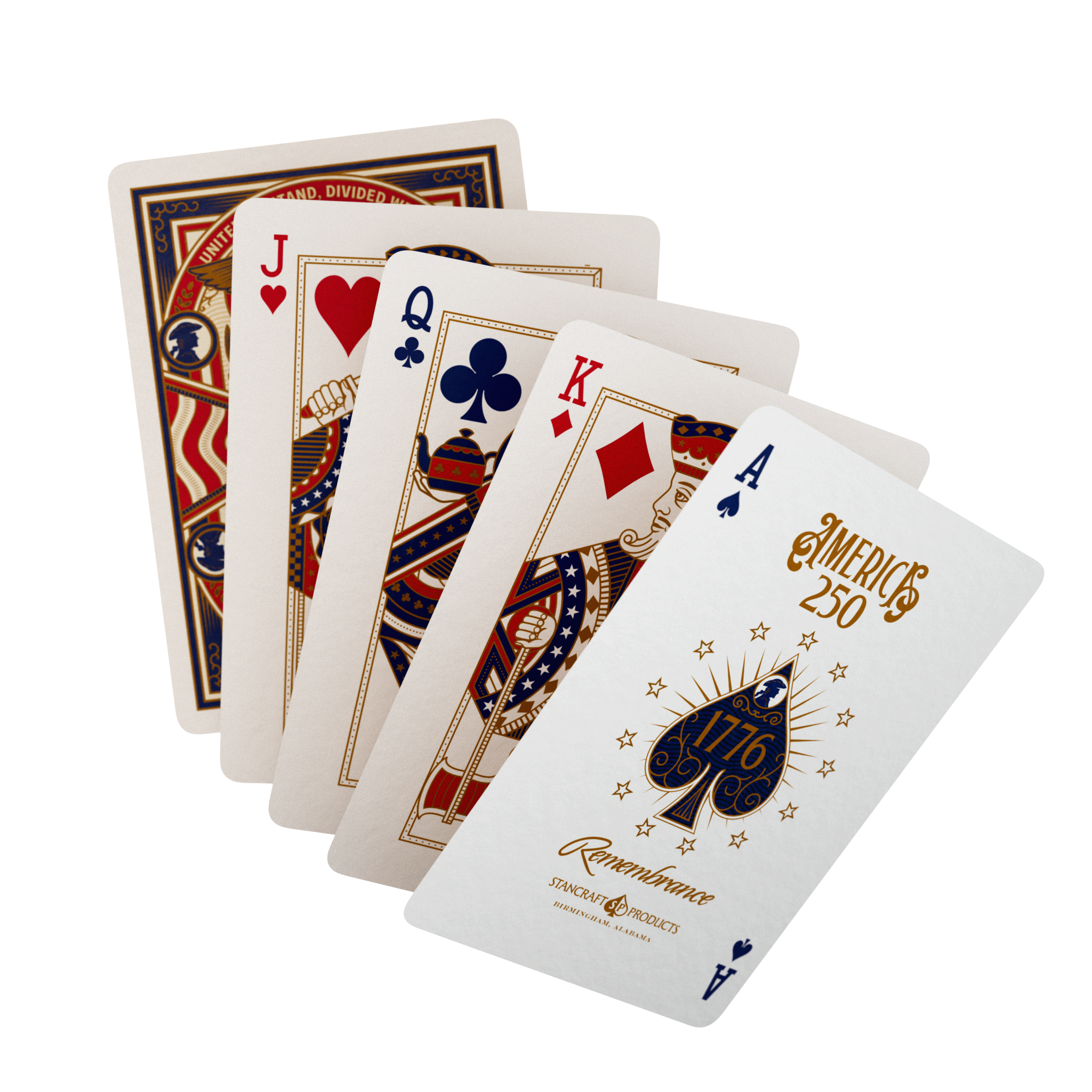 Remembrance America 250 Playing Cards – Premium Patriotic Deck