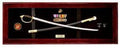 USMC NCO Sword Display Case, Sword Cases, Marine Sword frame, Mahogany Wood
