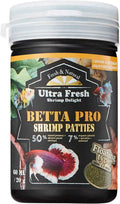 Ultra Fresh Betta Food Shrimp Patties, 50% Prawn
