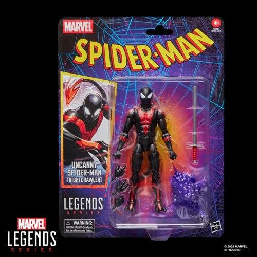 Spider-Man Marvel Legends Retro Cardback 6-Inch Action Figures 2026