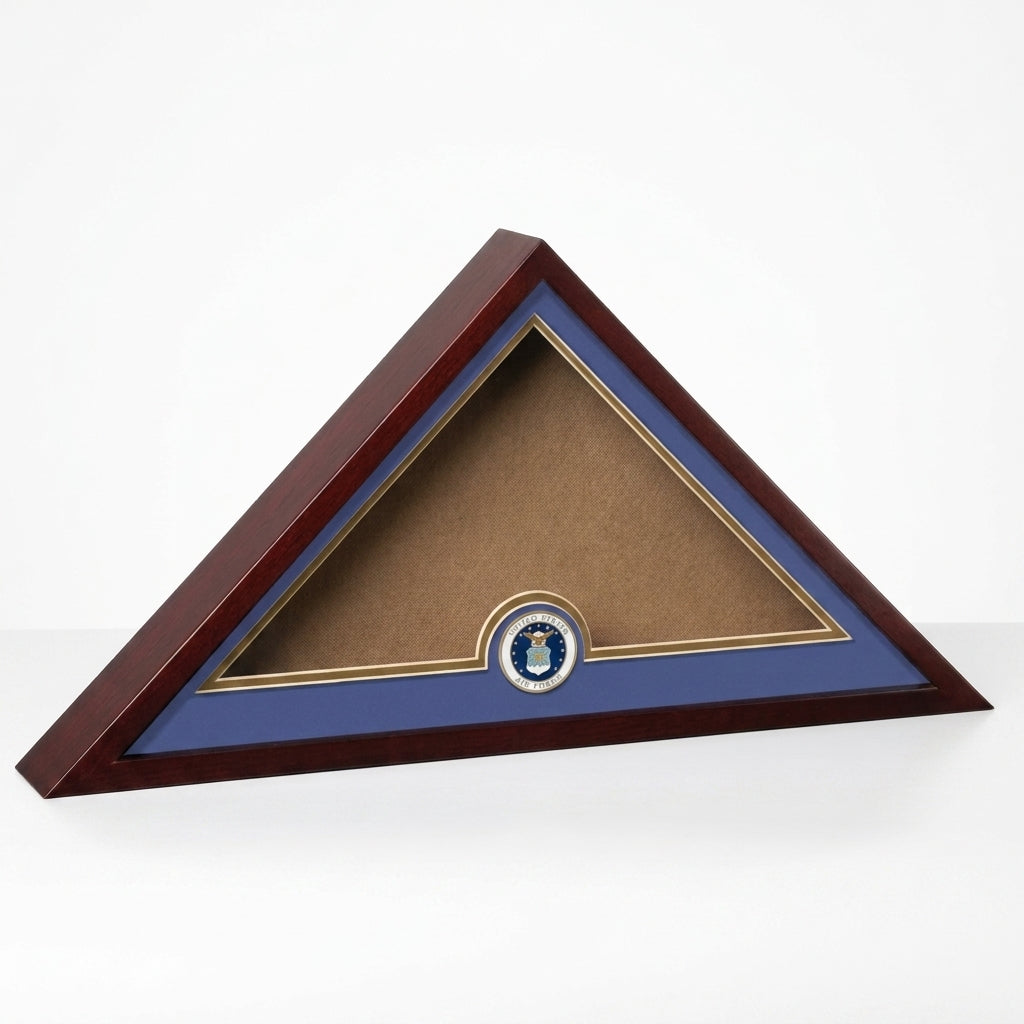 Flag Connections United States Air Force Interment Burial Flag Display Case