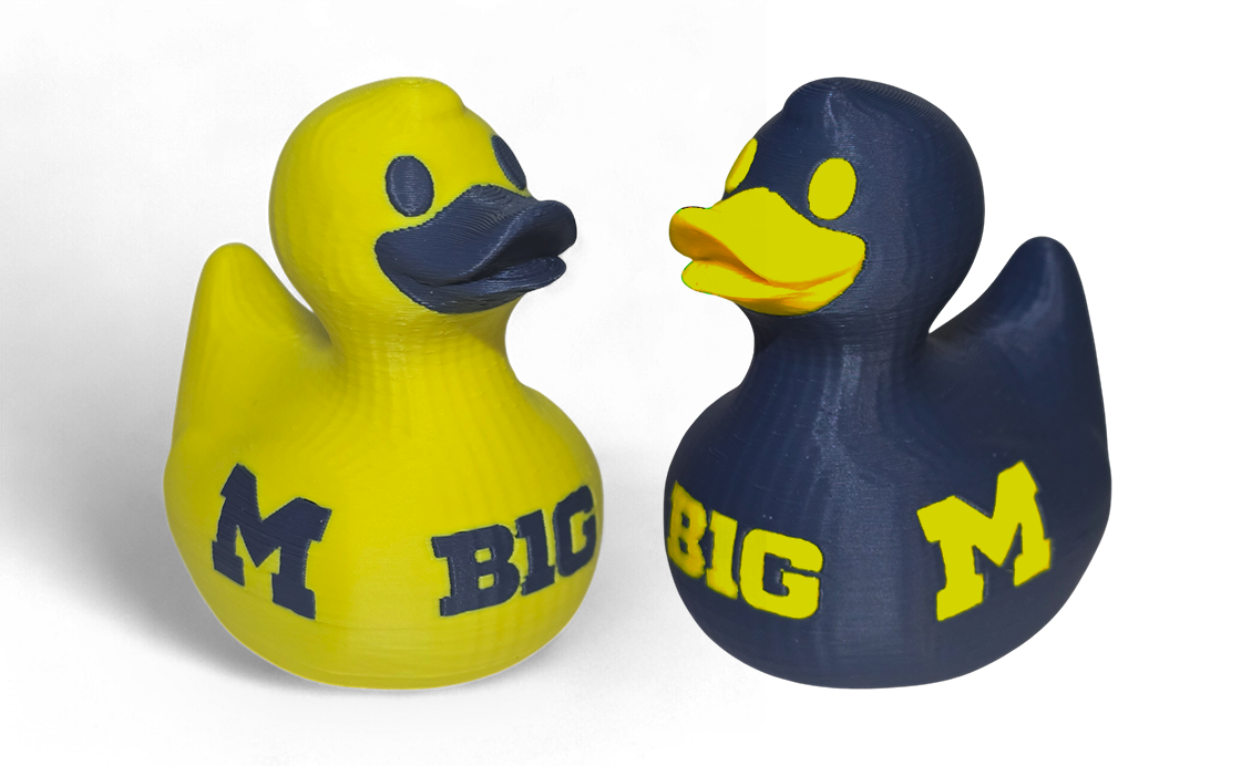 University Of Michigan Wolverines Duck