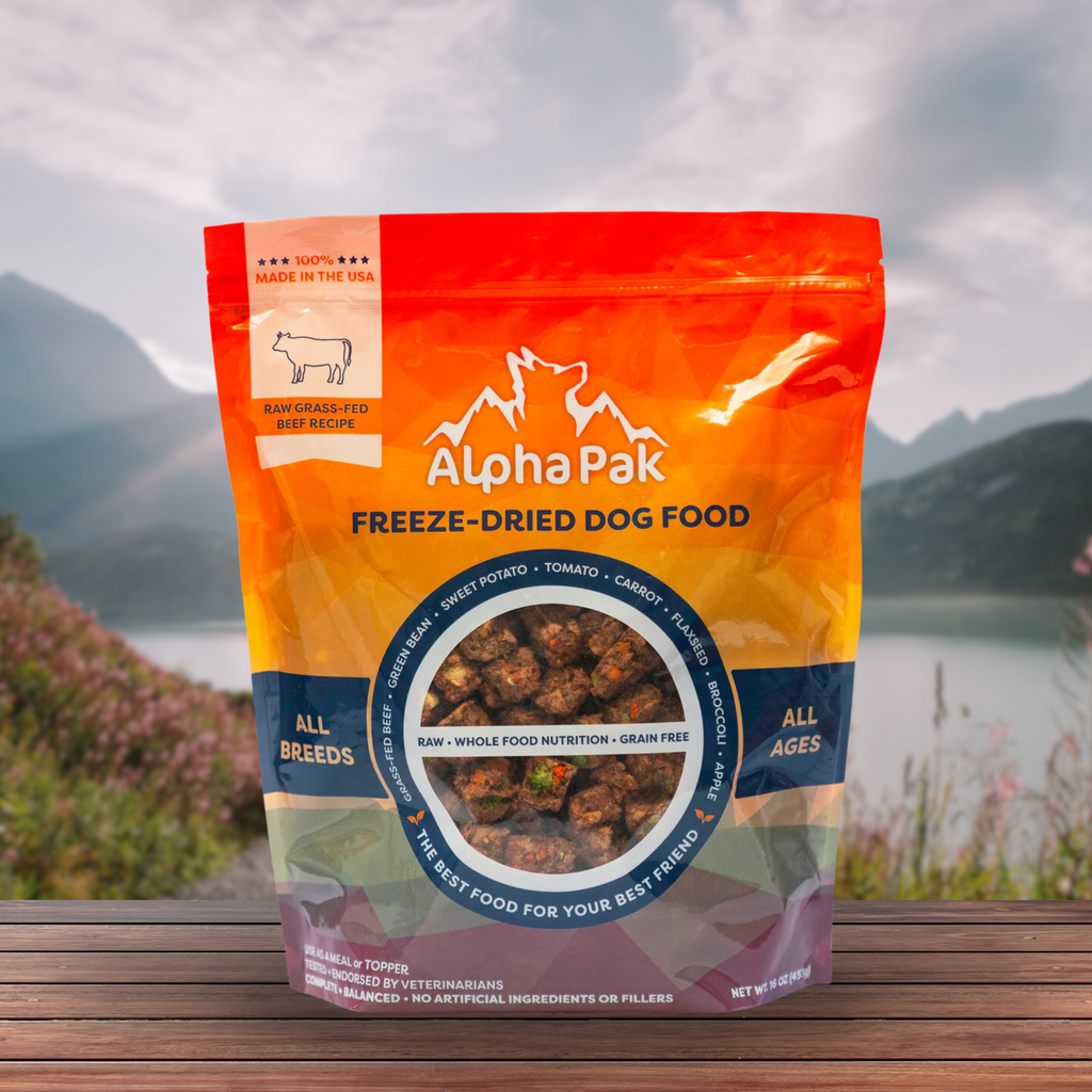 Freeze-Dried Raw Beef — Formulated for Dog Longevity