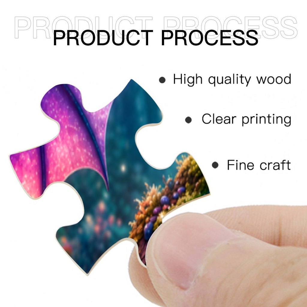 Personalized Dragon Wooden Puzzle | 60 Pieces | 15x20cm
