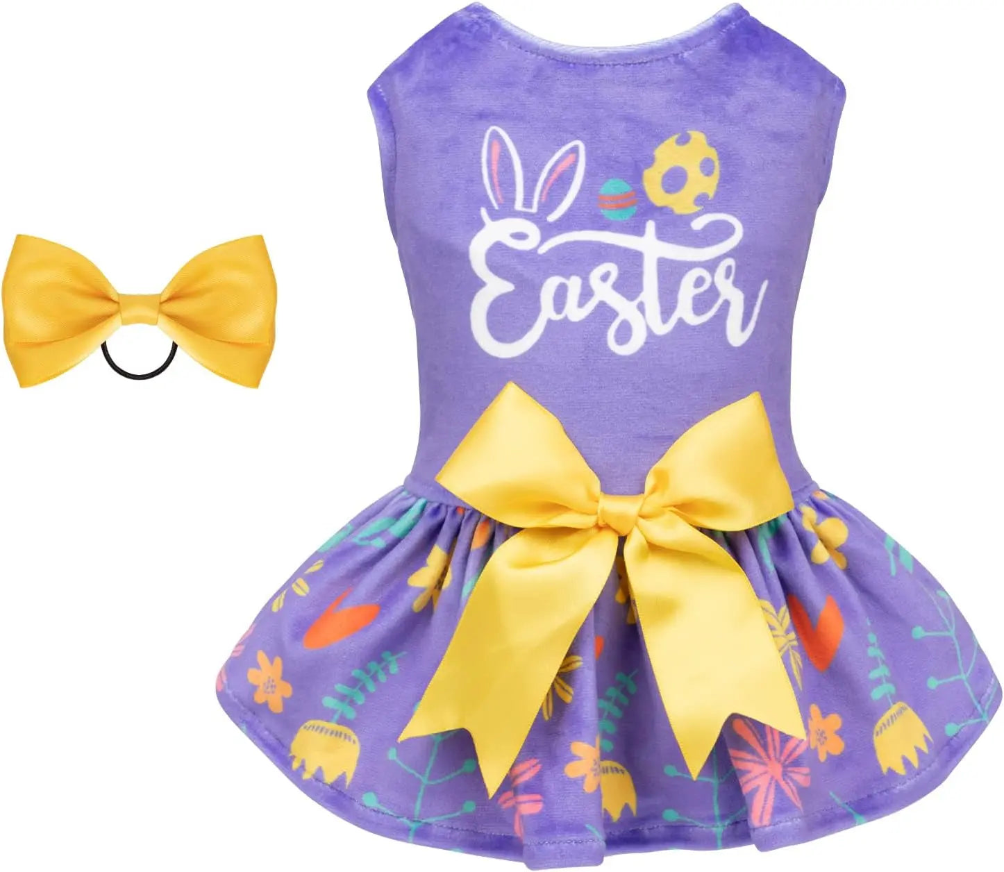 Velvet Dog Birthday and Holiday Dress  For Small Dogs Puppy Holiday Skirt XXS–L