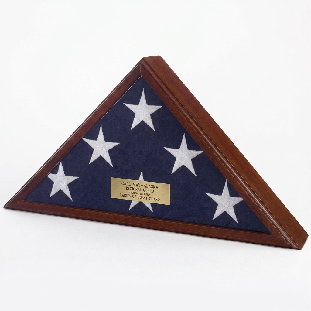 Flags Connections Veteran Flag Case, Veteran Flag Display Case