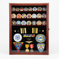 Challenge Coin / Medals / Pins / Badges / Ribbons / Insignia / Buttons Display Case