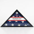 Design Ovation Memorial Flag Case, Black Wood
