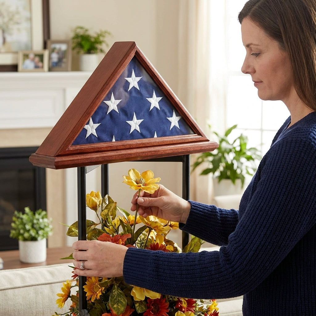 Flag Connections Tri-column Display Stand