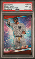 Graded 2024 Topps Aaron Judge #SMLB13 Stars of MLB Red /75 Baseball Card PSA 10 Gem Mint