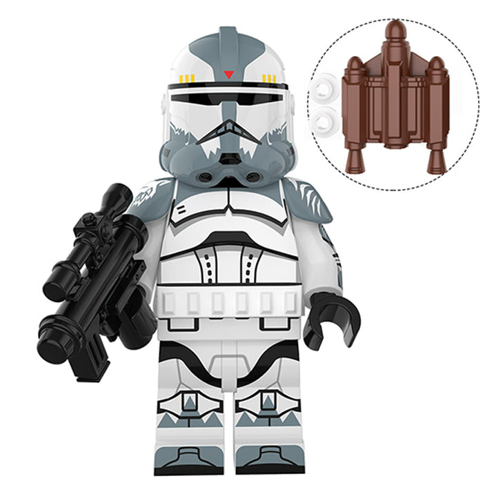 Commander Wolffe Clone trooper Minifigure Toy 3