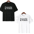 "Workout Graphic" by MAPTEES – Motivational Proverbs & Protein Gym Top